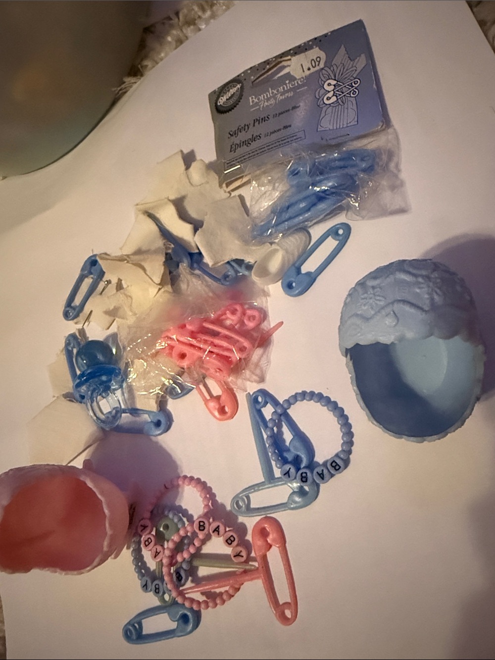 Vintage Wilton - Gender Reveal, Baby Shower, Baby Theme Decor Lot